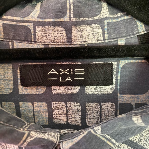 XL mens abstract vintage short sleeve button up shirt. 90s or 80s fun shirt - Picture 3 of 4